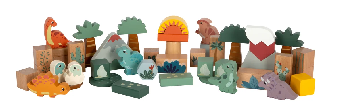 small foot Holzbausteine Dino – 50 Teile small foot Holzbausteine Dino – 50 Teile